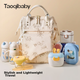 Сумка Taoqibaby Mommy Bag, дитячі речі для активного відпочинку, рюкзак для вагітних, багатофункціональна сумка великої місткості для мами - изображение 11