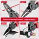 Набір багатофункціональних плоскогубців DELIXI: кусачки для дроту, ізоляційні клещі для кабелю, плоскогубці для електрика, кусачки для ліній та обтискачі дроту - зображення 6