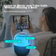 Беспроводная колонка HP S05 с Bluetooth, куполообразная, меняющая цвет, мини-сабвуфер для компьютера и мобильного телефона, компактная портативная беспроводная TWS-колонка для использования на открытом воздухе. - изображение 6