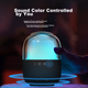Беспроводная колонка HP S05 с Bluetooth, куполообразная, меняющая цвет, мини-сабвуфер для компьютера и мобильного телефона, компактная портативная беспроводная TWS-колонка для использования на открытом воздухе. - изображение 7