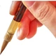 Пензель для каліграфії Liupintang Small Regular Script Brush, з натурального вовчого ворсу, м'який пензель для каліграфії, професійний пензель для дрібного та звичайного шрифту, пензель Hu Brush, пензель для практики каліграфії та обведення ліній - зображення 3