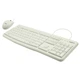 Комплект Logitech MK120 клавіатура+миша дротові офісні, білі - зображення 10