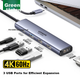 UGREEN Type-C Expansion Dock HDMI 2.0 Hub USB Adapter 4K 60Hz Universal Thunderbolt 4 Apple Computer Interface Converter for Huawei Xiaomi Laptops - изображение 10