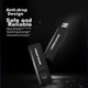 Флеш-накопитель MOVE SPEED 64 ГБ USB 2.0, поддержка подачи заявок, подключение и использование без установки драйверов, стабильное чтение и запись, помощь в корпоративных тендерах, серия Black Knight. - изображение 6