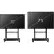 Мобильная подставка для телевизора Muhouyingxiong 32-75 дюймов, напольная тележка для телевизора, подставка для телевизора для видеоконференций, передвижной кронштейн, вертикальная стойка для рекламного оборудования. - изображение 2