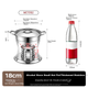 Кастрюля Maxcook MCT3102 нержавейка спиртовая для стола, 18см - изображение 4