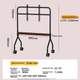 Напольная подставка для телевизора ProPre TV Mobile Stand Floor Mount для телевизоров диагональю 32-75 дюймов, совместимая с Huawei, Samsung, Sony, Skyworth, Hisense, TCL и другими моделями. - изображение 7