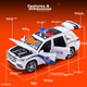 Игрушечная полицейская машина Chiyu Toys GLS 580, реалистичная модель автомобиля из сплава, игрушечная машинка, подарок для мальчиков. - изображение 5