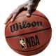 Баскетбольный мяч Wilson NBA Series ETERNAL PLUS из влагопоглощающей кожи, нескользящий, для игры в помещении и на открытом воздухе, размер 7, для взрослых. - изображение 1