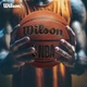 Баскетбольный мяч Wilson NBA Series ETERNAL PLUS из влагопоглощающей кожи, нескользящий, для игры в помещении и на открытом воздухе, размер 7, для взрослых. - изображение 5