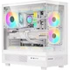 Корпус FPMAX Time Crystal Z8 Seaside View, материнская плата ATX, игровой ПК, настольный компьютер, поддержка быстросъемного крепления на 270°, система водяного охлаждения Seaside View 360, белый. - изображение 3