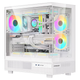 Корпус FPMAX Time Crystal Z8 Seaside View, материнская плата ATX, игровой ПК, настольный компьютер, поддержка быстросъемного крепления на 270°, система водяного охлаждения Seaside View 360, белый. - изображение 4