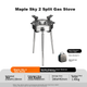 Газовая плита FIRE-MAPLE Qingtian, состоящая из двух частей, оборудование для приготовления пищи на открытом воздухе, туристическое снаряжение, портативная газовая горелка, мощная плита с интенсивным пламенем. - изображение 4
