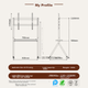 Подставка для телевизора ProPre TV Cart Artistic TV Stand, напольный кронштейн для мобильного и настенного крепления, белый, универсальный, подходит для телевизоров TCL, Hisense, Skyworth и других марок с диагональю экрана от 42 до 86 дюймов. - изображение 6