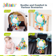 Зеркало автомобильное Jollybaby для наблюдения за ребенком с динозавром - изображение 6
