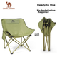 Складной походный стул CAMEL Outdoor Refined с подлокотником, спинкой, для рыбалки, шезлонг, кресло-луна 1J32265970D - зображення 4