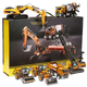 Набор игрушечных машинок Chiyu Toys из сплава: экскаватор, бетоносмеситель, кран. Подарочный набор для детей. - изображение 12
