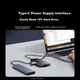 UGREEN Type-C 3.2 Hub, USB-разветвитель с несколькими портами, док-станция-конвертер расширения, совместим со смартфонами, планшетами, ноутбуками, Apple Mac, длина кабеля 0,15 метра. - изображение 5
