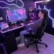 Ергономічне ігрове крісло Proove Gaming Respawn Black-purple - изображение 10