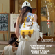 Сумка для мамы KIDSAPRO Mommy Bag, легкая ручная сумка для коляски, переноска для малыша на два плеча, небольшой чехол, Butter Cookies - изображение 6