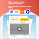 Newsmy A8 Smart MP3/MP4 музичний плеєр без втрат, портативний плеєр з Wi-Fi доступом до Інтернету, MP5 Bluetooth словник, студентське фотозйомка, вирішення проблем англійської мови, прослуховування відео, Android 9 білий - зображення 3
