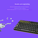 Logitech MK240 Nano [корпоративний клас] Бездротовий комплект офісної клавіатури та миші, компактний, наддовгий час роботи від батареї, з бездротовим приймачем 2.4G, чорний [знижка за одне замовлення] - зображення 6