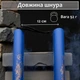 Нунчаки тренировочные нунчаку для начинающих со шнуром Hunter для тренировки соединенные веревкой с неопреновым покрытием легкие мягкие безопасные из пластика на шнуре Синие 3_4_0_1C - изображение 6