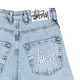 Чоловічі джинсові шорти Stussy блакитні 27(Р) (1027-209-5) - зображення 8