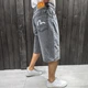 Чоловічі джинсові шорти сірі EVISU 34(Р) (1050-2) - изображение 4