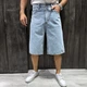 Чоловічі джинсові шорти блакитні EVISU дракони 27(Р) (1027-126-E2) - изображение 4