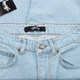 Чоловічі широкі шорти джинсові Stussy блакитні 28(Р) (1027-348) - зображення 5