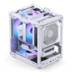 Мини-корпус JONSBO C6 ITX белого цвета (четырехсторонняя сетчатая панель/три места для вентиляторов/разъем Type-C на передней панели/блок питания ATX/кулер для процессора ≤170 мм/видеокарта 255 мм) - зображення 5