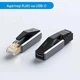 Гигабитный сетевой адаптер Hagibis Type-C to RJ45, USB-C → Ethernet LAN 1000 Мбит/с, Realtek, алюминиевый корпус - изображение 6