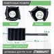 Утяжелители для рук и ног (манжеты для фитнеса, бега и тренировок) EasyFit EF-WHT-2, 2×2 кг, серые (пара), кварцевый песок - изображение 3