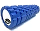 Массажный ролик (валик) для МФР EasyFit EF-2027-BL, EVA-пена, для йоги и реабилитации, синий, 45×14 см. - изображение 2