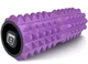 Масажний ролик EasyFit Grid Roller 33 см v.1.2 із заглушками Фіолетовий - зображення 2
