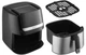 Аерогриль Air Fryer Sencor SFR6600SS 6.5 л великий кошик антипригарне покриття Сріблястий - зображення 6
