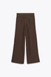 Коричневі штани джогери Zara 4676/243 M - изображение 8