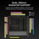 Корпус для ПК CORSAIR 4000D Frame Modular Чорний (102067248) - зображення 8