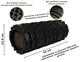 Массажный ролик (валик) для МФР EasyFit EF-2050-BK, EVA-пена, для йоги и реабилитации, чёрный, 33×14 см. - изображение 5