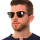 Солнцезащитные очки в стиле RB 3016 clubmaster black LUX - изображение 9