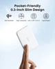 УМБ Anker Nano MagGo Slim 5000 mAh 20W MagSafe/PD/PIQ White (A1665H21) - зображення 4
