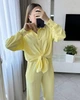 Женский костюм повседневный желтый 48-52 с2004.1937 - изображение 5