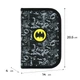 Пенал с наполнением Kite DC Comics DC26-622H, 1 отделение, 2 отворота - изображение 2