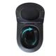 Унітаз підвісний Qtap Jay Ultra Quiet 485х360х320мм безобідковий з сидінням Soft close чорний (QT07335177MB) - изображение 3