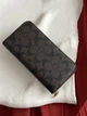 Гаманець Coach Signature Accordion Zip Wallet, великий коричневий - зображення 3