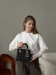 Сумка жіноча Lady My ABCBag через плечі чорний золото Small (Premium) - зображення 2
