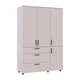 Шкаф для одежды Doros Торн Кашемир 3 ДСП/3Ш (полки) 135х51.6х200 (DRS-012060) - изображение 2