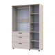 Шафа для одягу Doros Торн Кашемір 3 ДСП/3Ш (штанга) 135х51.6х200 (DRS-012061) - зображення 3