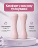 Гантели для фитнеса разборные наборные регулируемые для тренировок дома и зала резиновые винтовые розовые женские набор 2 шт сменный вес спортивные для рук плеч тонуса мышц домашний тренажер фитнес инвентарь аэробики и пилатеса 1 1.5 2 кг ANSHE SPORT - изображение 6